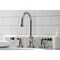 Kingston Brass KS2986DFL NuFrench Widespread Bathroom Faucet W/ Brass Pop-Up, Nickel KS2986DFL - alternate 5
